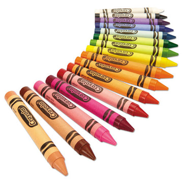 Crayola® Large Crayons, Lift Lid Box, 16 Colors-box freeshipping - TVN Wholesale